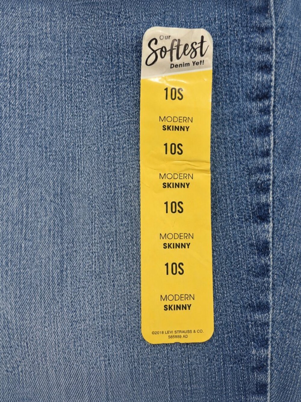 Denizen from Levis Womens Jeans 10S Modern Skinny Stretch Denim Blue - Picture 10 of 12